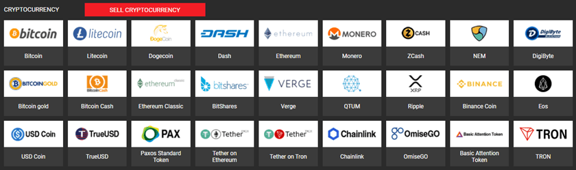 1xbit Payment options