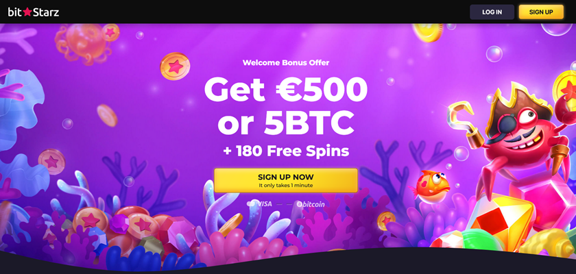 BitStarz main page