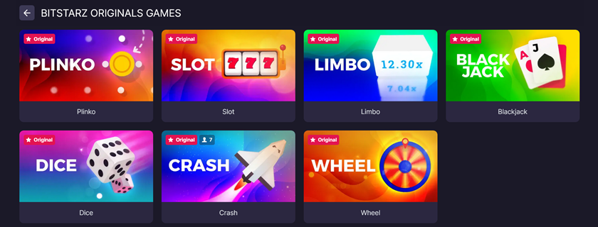 BitStarz Provably Fair Games