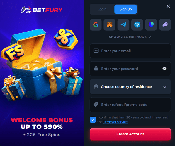 Can I Register Anonymously to BetFury