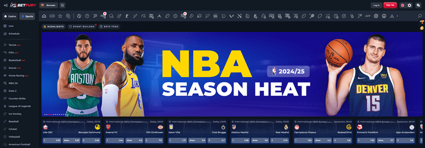 BetFury Sportsbook