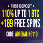 Casinoadrenaline 110% Welcome Bonus