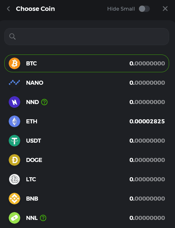 Nanogames.io payment options