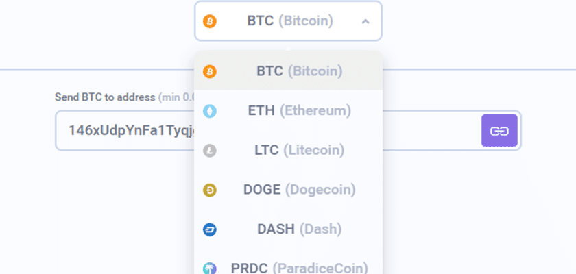 Paradice payment options
