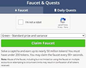 Bitvest.io Free Faucet