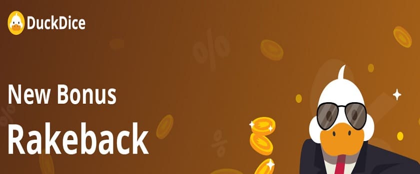DuckDice Rakeback Cashback Promotion