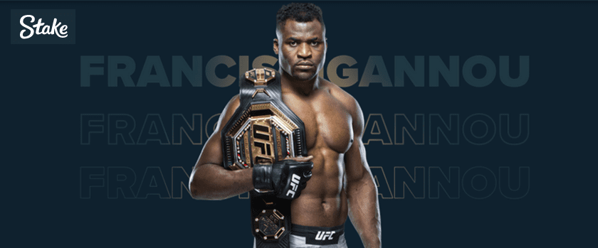 Stake.com sponsors Francis Ngannou