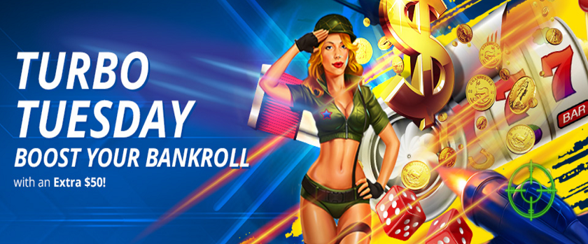 Sportsbetting.ag Turbo Tuesday Promo with $50 Bonus