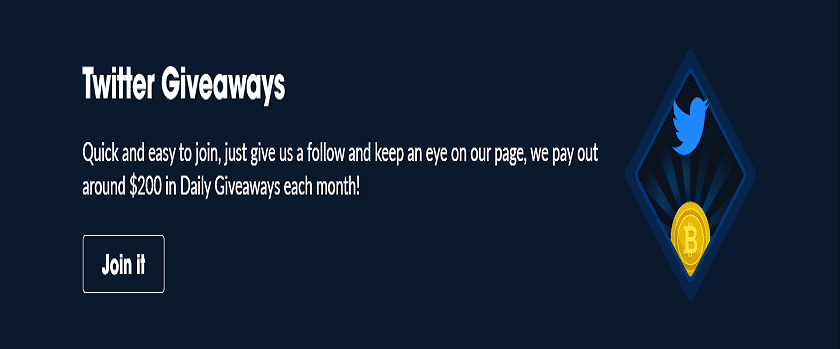 Wolf.Bet Twitter Giveaways with $200 Prize