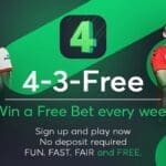 Sportsbet.io 4-3 Free Bets Promo with $50 Free Bet