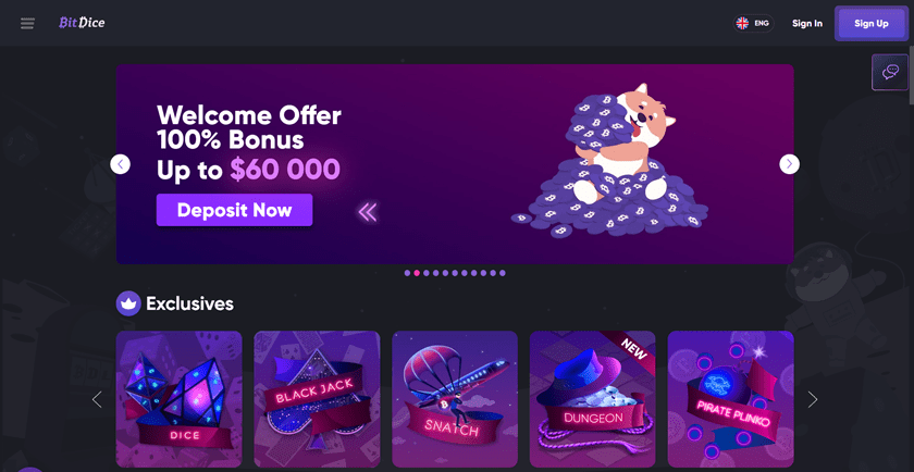BitDice Crypto Casino