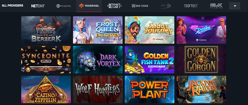 BetBeard Casino Games