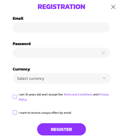 WildCoins Registration
