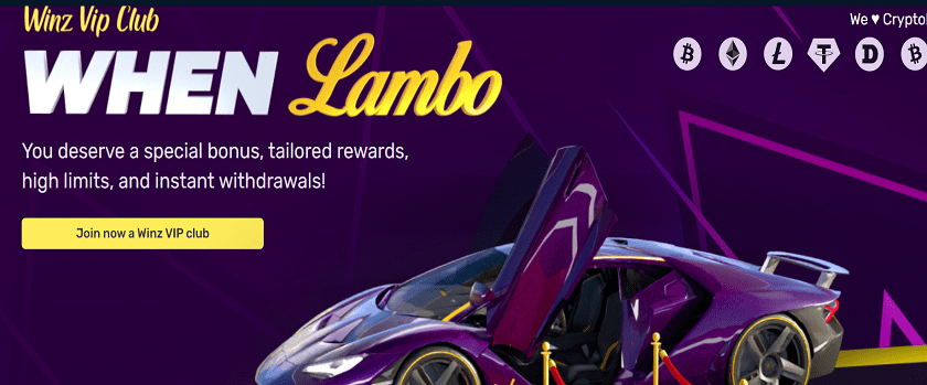 Winz VIP Club When Lambo