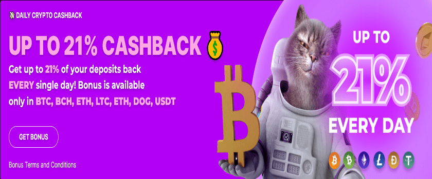 Kosmonaut Daily Crypto Cashback Promotion Offers Up to 21% Cashback