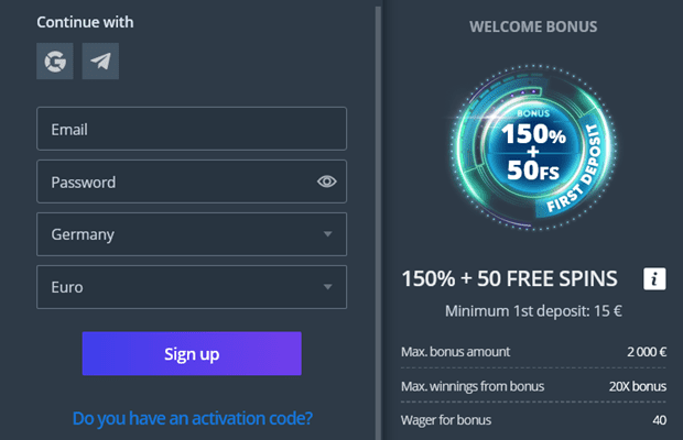 Jet Casino Registration