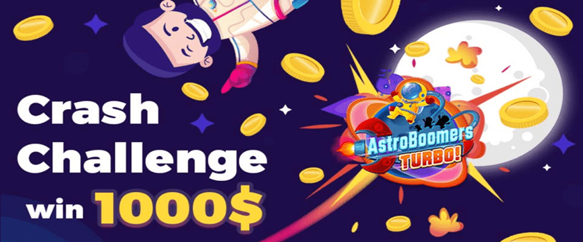 Crashino Crash Challenge Is On with a $1,000 Prize Pool 🚀