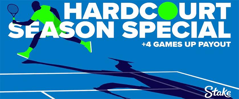 Stake Hardcourt Season Payouts up to $100
