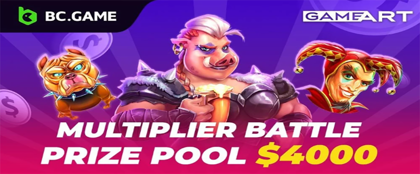 BC.Game GameArt Multiplier Battle Rewards up to $1,000
