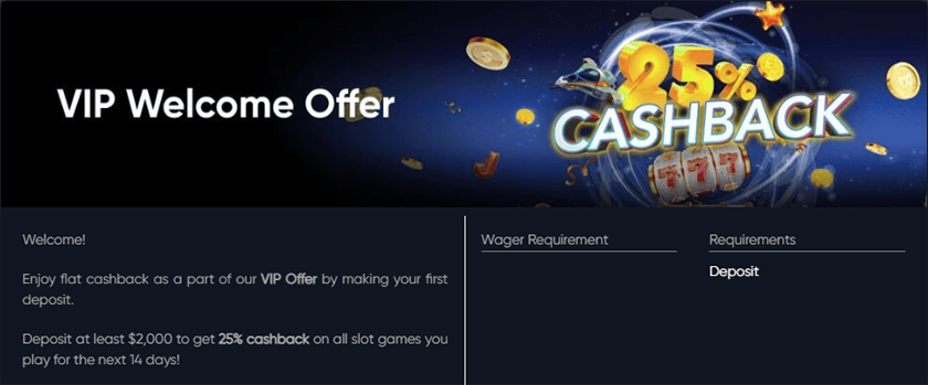 Bitcoin.com Games 25% VIP Cashback