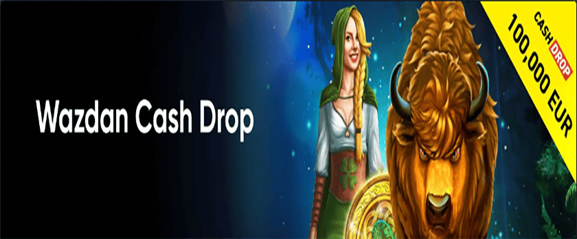 Bitcoin.com Games Wazdan Cash Drop Rewards up to €1,000