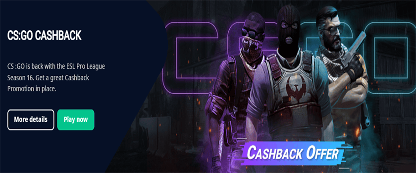 Bitsler CSGO Cashback Promotion for ESL Pro League