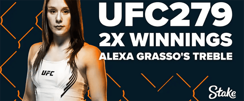 Stake Alexa Treble Promotion for UFC279