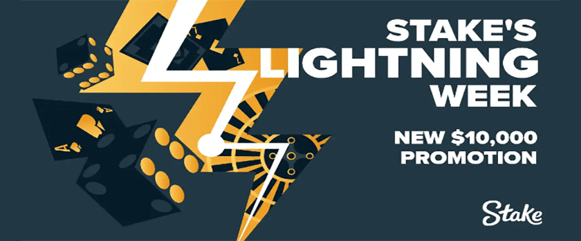 Stake Lightning Week Tournament Rewards up to $1,400
