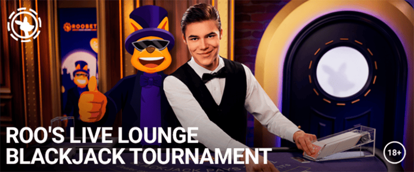 Roobet Live Blackjack Tournament Rewards up to $12,000