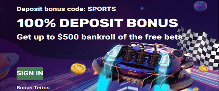 Winz.io Offers up to a $500 Deposit Bonus in Sportsbook