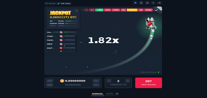 Betfury crash game