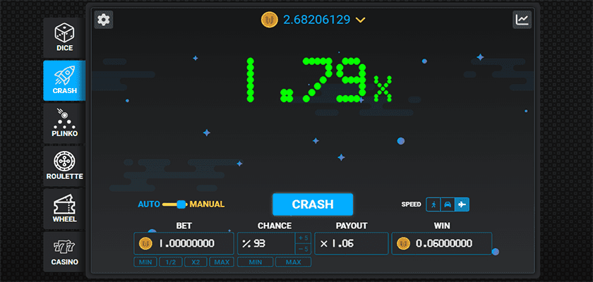 Windice crash game