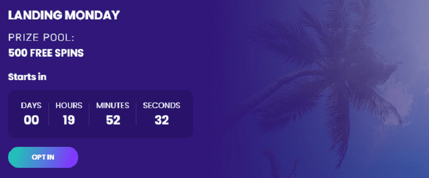 Bitdreams Landing Monday Tournament with 500 Free Spins