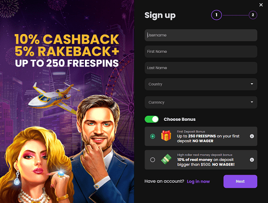 Can I Register Anonymously to Chipstars.bet
