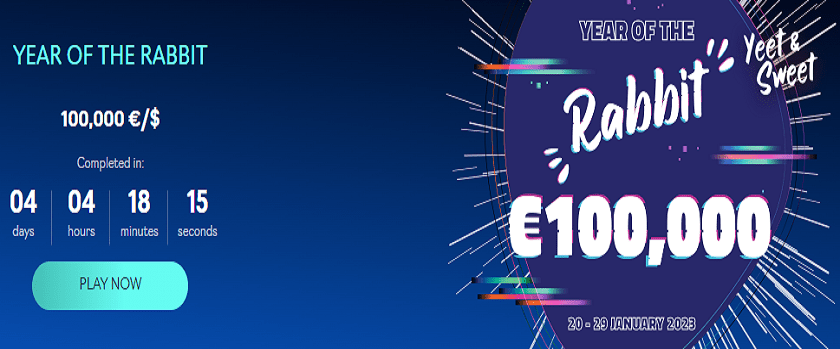 Oshi.io €100,000 Year of the Rabbit Tournament