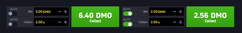 JetX Collect Buttons