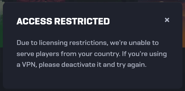 Access Restricted Image