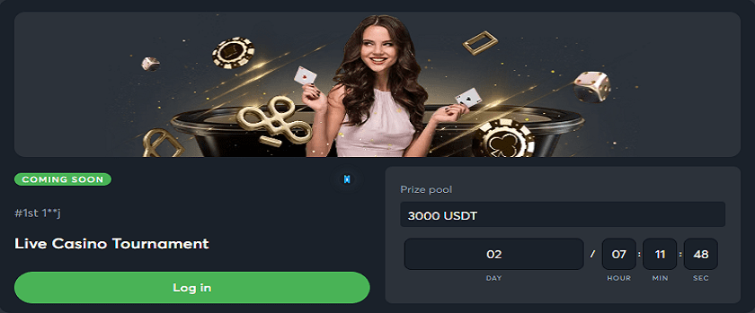 Sportsbet.io Live Casino Tournament with a $3,000 Prize Pool