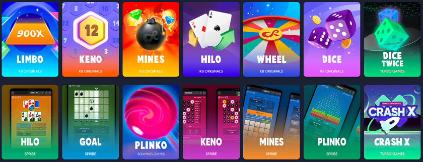 Provably Fair Games at K8