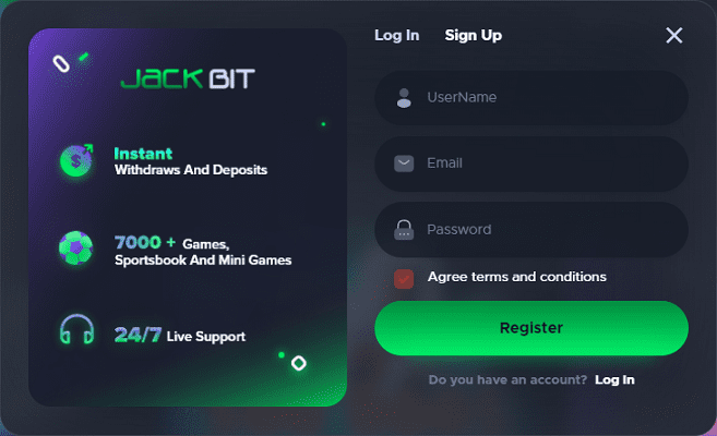 Can I Register Anonymously to JackBit