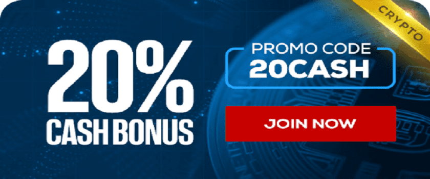 BetUS 20% Crypto Reload Bonus Promotion