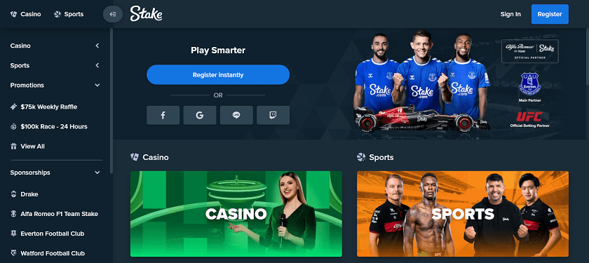 Stake.com Bitcoin Casinos in India