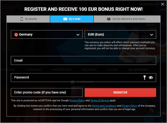 Can I Register Anonymously to Megapari