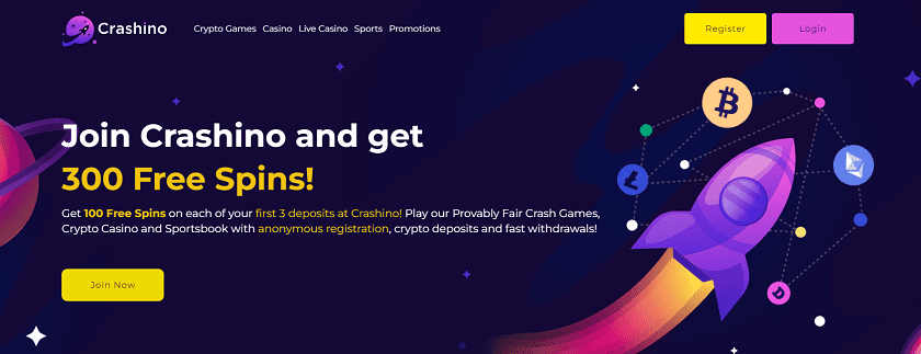 Crashino Bitcoin Casinos in India