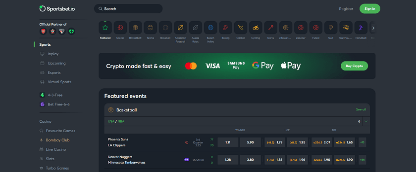 Sportsbet.io Bitcoin Casinos in Kenya