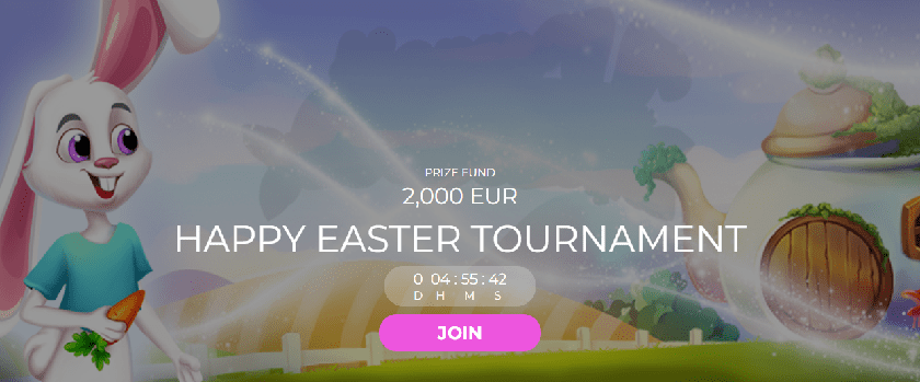 Crashino Happy Easter Tournament with a €2,000 Prize Pool