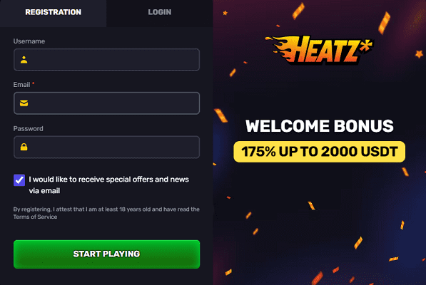 Can I Register Anonymously to Heatz