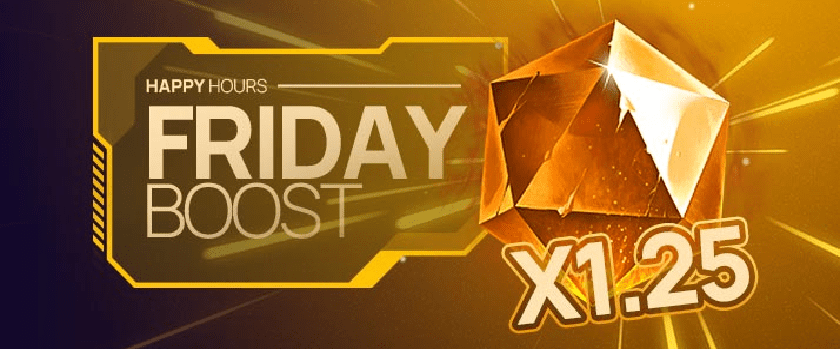 CoinSlotty Friday Boost Promotion