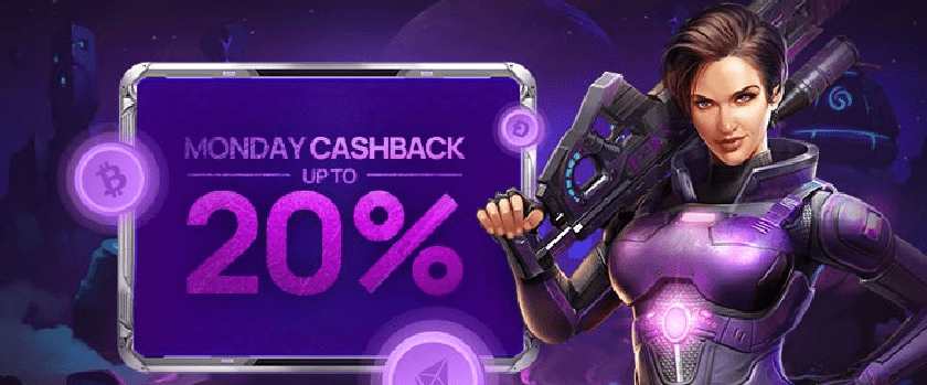 CoinSlotty 20% Monday Cashback