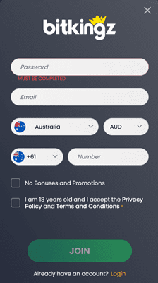 Can I Register Anonymously to BitKingz?
